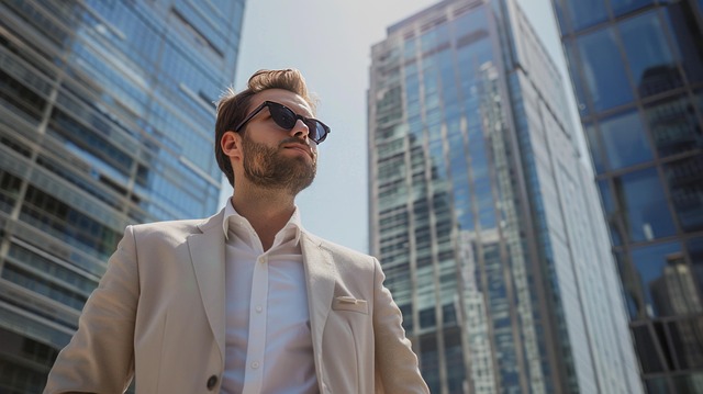 homme charisme lunette de soleil